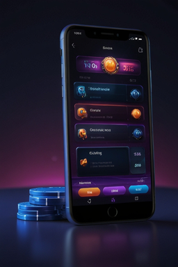 Smartphone mit Godz Casino App